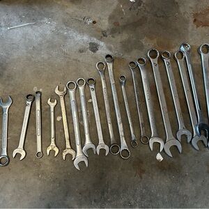 Silver Wrench Set